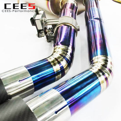 Catback Exhaust For VW golf R/R20 2.0T 2015-2019 High Performance escape Titanium alloy Exhaust Pipe Muffler