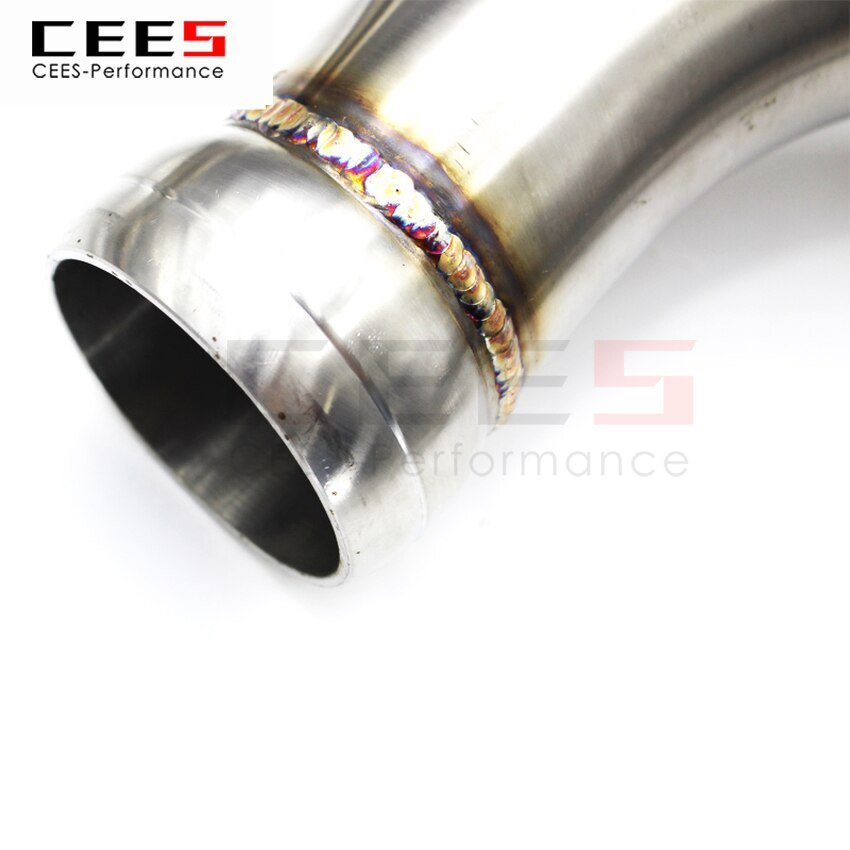 CEES Exhaust System For Mercedes Benz GLC63 AMG Headers Without Catalyst No cat Downpipe Manifold Stainless Steel Car Accessorie