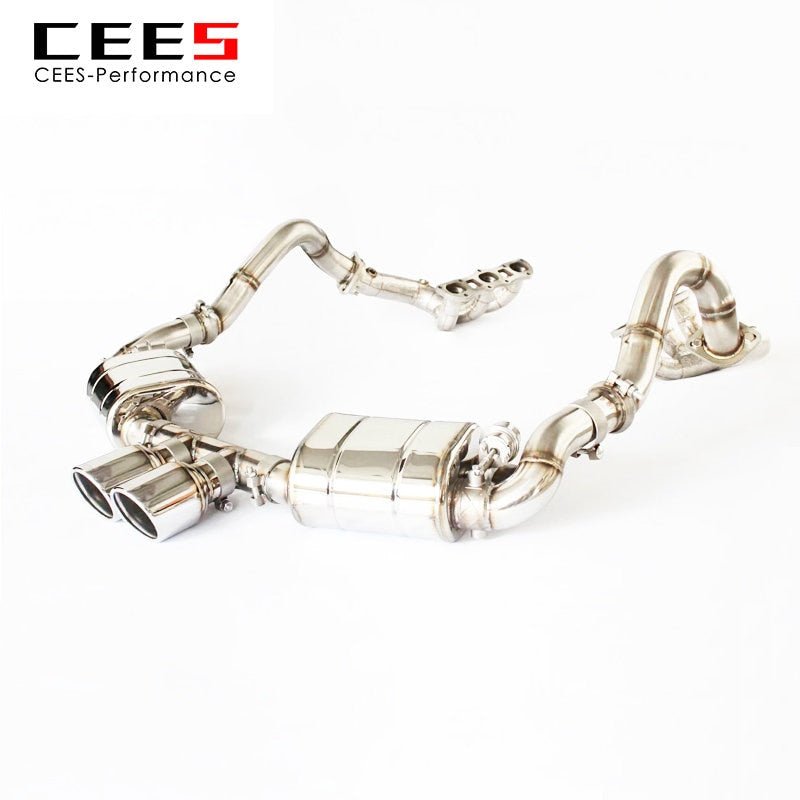 CEES Catback exhaust For PORSCHE CAYMAN (987) 2.7 2.9 3.4 2005- High Performance 304 Stainless Steel Exhaust Manifold Downpipe