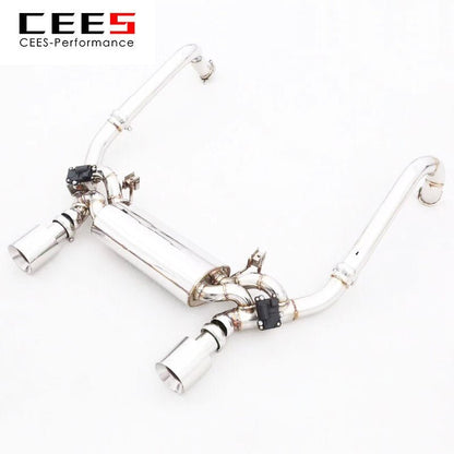 CEES Catback Exhaust for PORSCHE 718 Boxster GT4 2.0 2.5 2016-2019 Racing Performance Car Stainless Steel Valve Exhaust Pipes