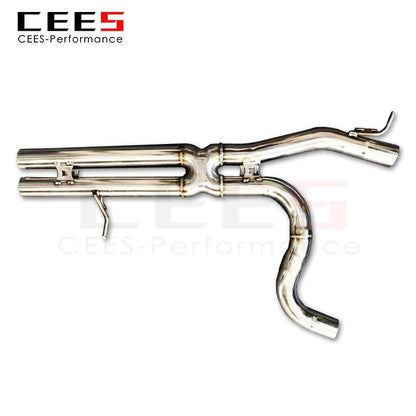 CEES Catback Exhaust for PORSCHE Cayenne 957 3.6 4.8 2007-2010 Performance Exhaust Valve Control Stainless Steel Exhaust System