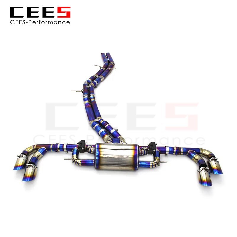 CEES Exhaust Pipe for Lamborghini URUS 4.0 2018-2023 Tuning Performance Titanium Exhaust Valve Control Catback Exhaust Muffler