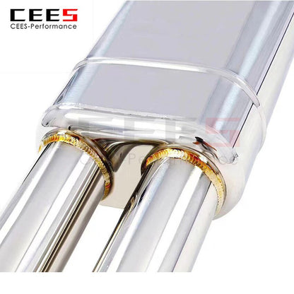 CEES Exhaust System For Land Rover Range Rover Sport 3.0T V6  2013-2019 Valve Muffler Catback Escape Tubo Escape Coche