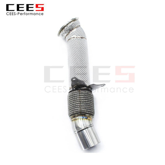 CEES Exhaust System For BMW 535i N55 3.0T Headers Without Catalyst No cat Downpipe Manifold Stainless Steel Car Accessories