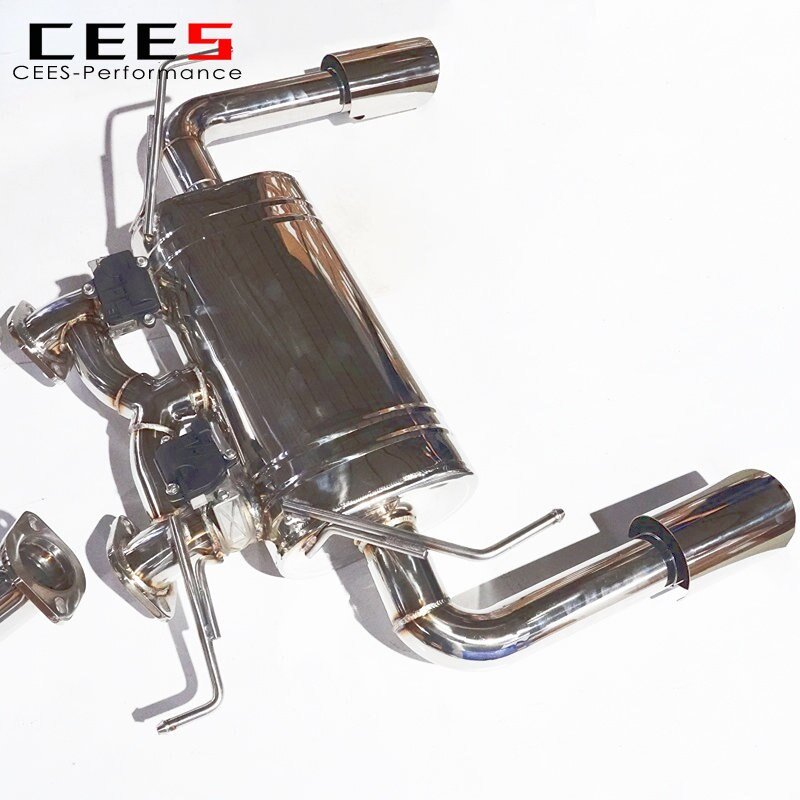 CEES Catback Exhaust For Infiniti FX35 3.7 2010-2013 Stainless Steel Pipes High Performance Car valve Exhaust System Refit