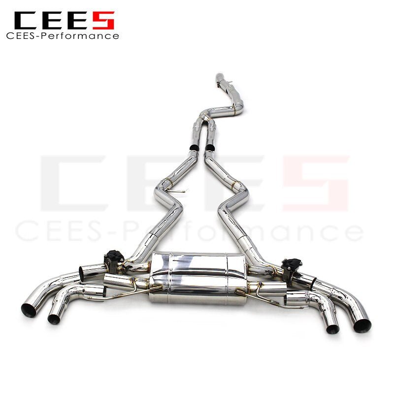 CEES Exhaust System for BMW M340i 3.0T 2019-2022 Performance Stainless Steel 304 Escape Exhaust Pipe Muffler Valvetronic Exhaust