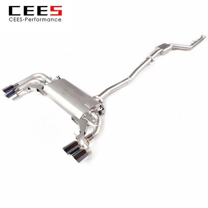 CEES Catback Exhaust for BMW X3/X4 3.0T/2.0T F25/G08/G02 2011-2022 Stainless Steel Performance Valve Cat Back Control System