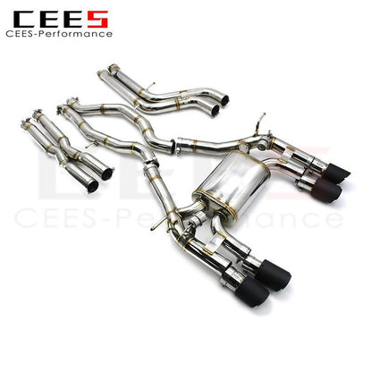 CEES Catback Exhaust for BMW M4/M3 F80/F82 3.0T 2014-2019 Performance Stainless Steel Escape Exhaust Pipe Muffler Exhaust System