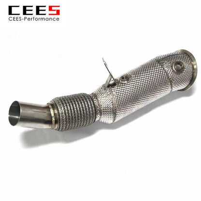 CEES Exhaust Downpipe For BMW 318/320/328/330 N20 2.0T 2014-2019 High flow catted downpipe 304 Stainless Steel  Exhaust System