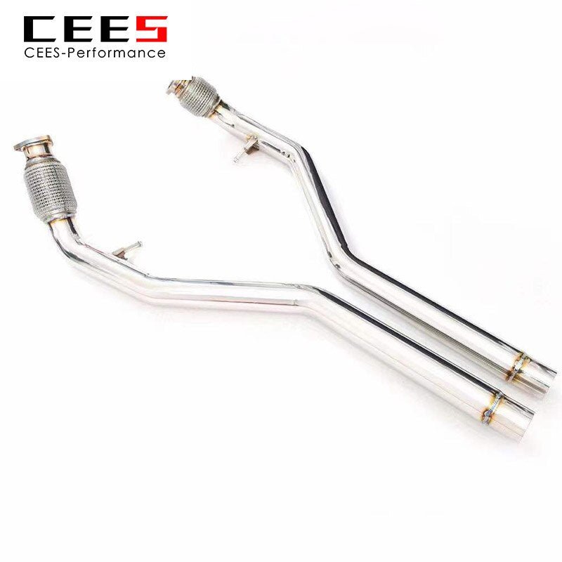 CEES Catback Exhaust For AUDI A8 C8 3.0T 2018-2022 Exhaust valve control Exhaust System