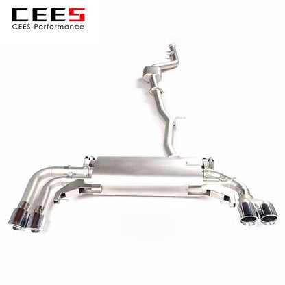 CEES Catback Exhaust for BMW X3/X4 3.0T/2.0T F25/G08/G02 2011-2022 Stainless Steel Performance Valve Cat Back Control System