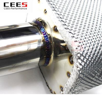 CEES Exhaust System For Mercedes Benz G500 G63  Stainless Steel Valve Muffler Catback Escape Tubo Escape Coche Car Parts