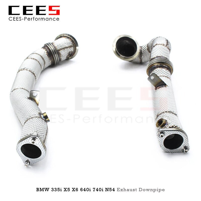 CEES Downpipe For BMW 730/740 N54 3.0T 2011-2012 Stainless Steel Pipe Exhaust Downpipe Without Catalyst Car Exhaust System