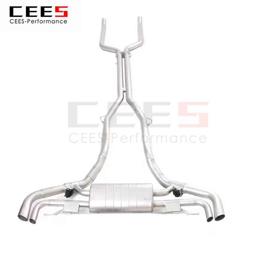 CEES Exhaust System For BMW X7 4.4TT Catback Stainless Steel Valve Muffler Catback Escape Tubo Escape Coche Car Accessories