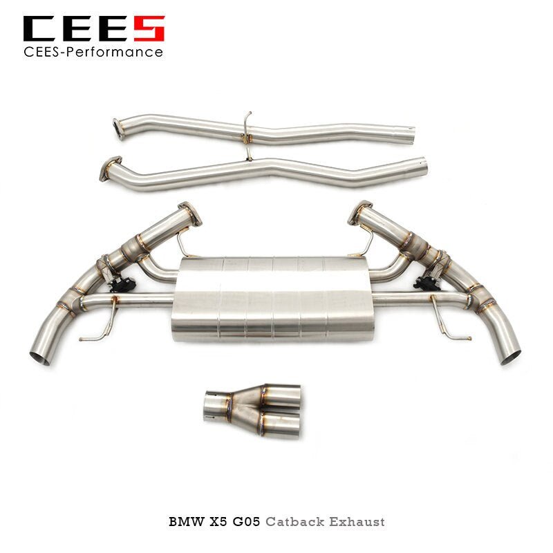 Catback Exhaust For BMW X5 3.0T G05 2017-2022 Exhaust Pipe Muffler Stainless Steel escape Car Exhaust System