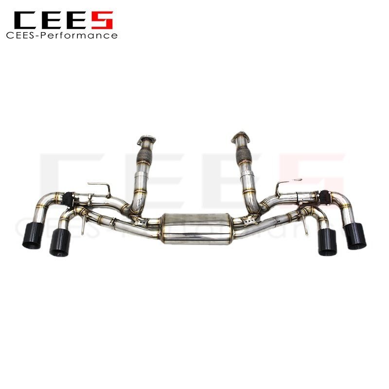 CEES Exhaust Pipes for Chevrolet Corvette C8 2019-2023 Performance Stainless Steel Catback Exhaust Muffler Car Exhaust System