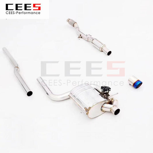 CEES Exhaust System For MINI R56 R57 Stainless Steel Valve Muffler Catback Escape Tubo Escape Coche Terminale Scarico Auto