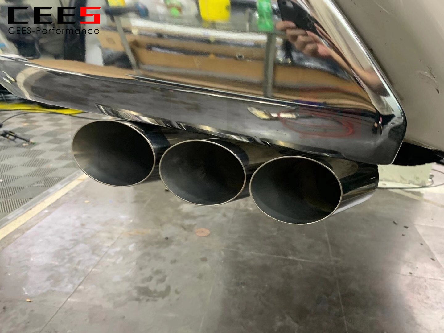 CEES StainlessSteel Exhaust System Performance Catback Front Pipe for Toyota Tundra  Auto Modification Electronic Valve Muffler