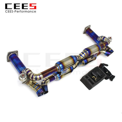 CEES Catback Exhaust for Porsche 911 997.1 TURBO 3.6 2004-2012 Titanium Exhaust Valve Control Performance Exhuast Pipe Systems