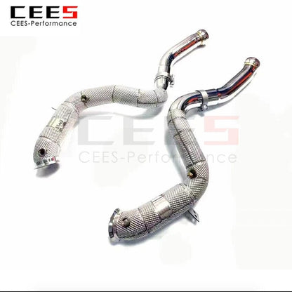 CEES Catback Exhaust for Mercedes-Benz E63 AMG S W213 4.0TT 2016-2020 Performance Titanium Alloy Exhaust Pipe Car Exhaust System