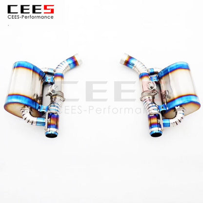 CEES Exhaust System For Dodge Challenger SRT Performance Titanium Alloy Catback Valve Muffler Auto Modification Car Accessories