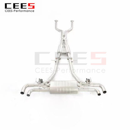 CEES Exhaust System For LEXUS LC500H 3.5L 2018-2023 Stainless Steel Valve Muffler Catback Escape Tubo Escape Coche Car Parts