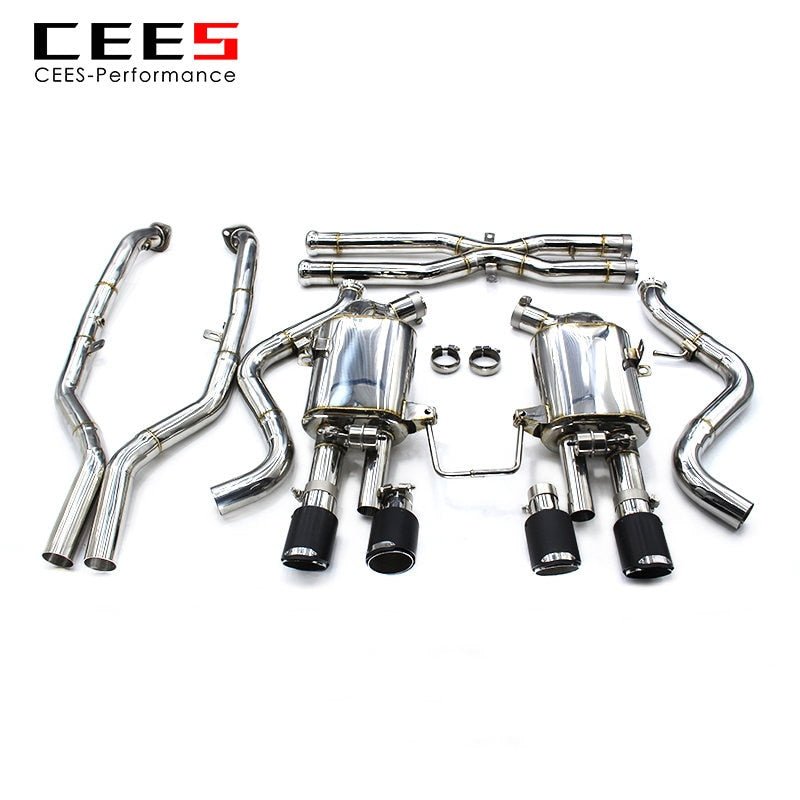 CEES Catback Exhaust for BMW M3 E92 4.0L 2008-2013 Performance Valve Exhaust Pipe Muffler Stainless Steel Escape Exhaust System