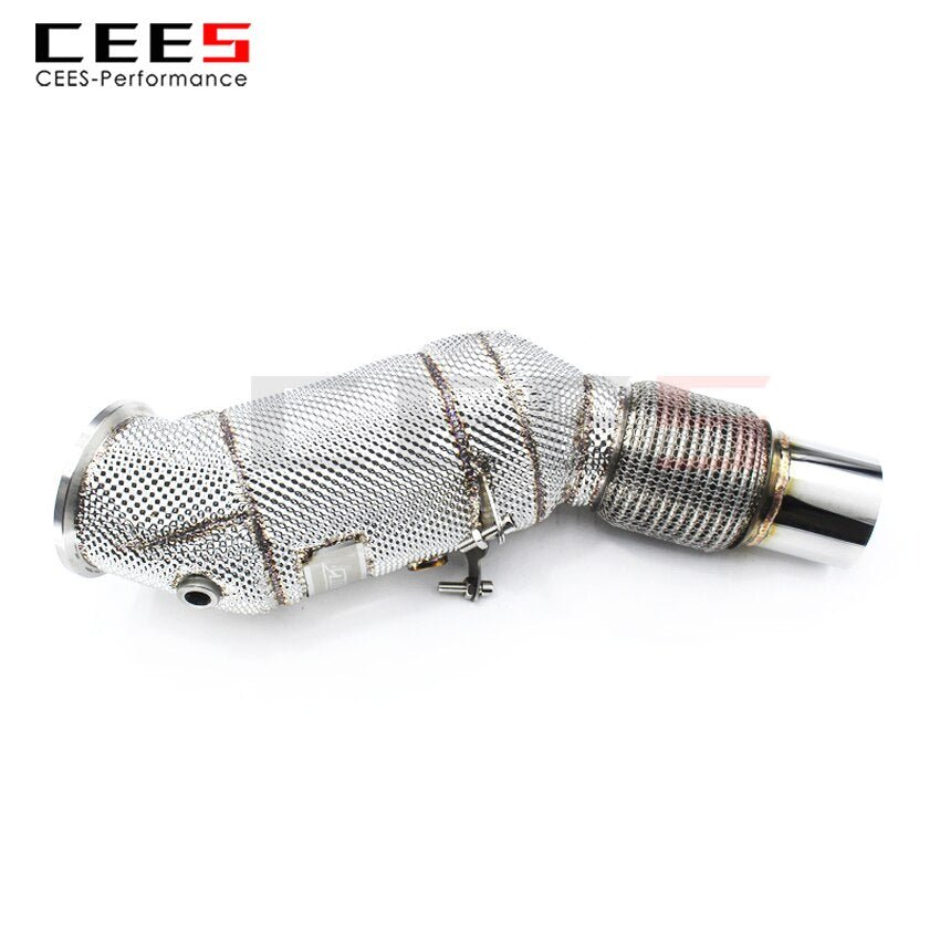 CEES Exhaust System For BMW 320 328 325 N20 Header With/Without Catalyst Test Pipe Converter High Flow Catted Exhaust Downpipe