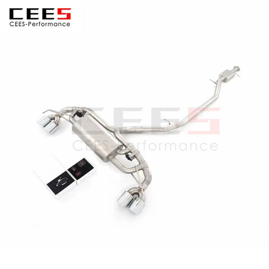 CEES Exhaust System For Cadillac XT5 2.0T 2020-2023 Valve Muffler Catback Escape Tubo Escape Coche Terminale Scarico Auto