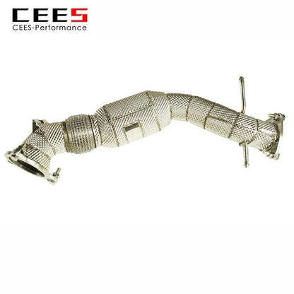 CEES Downpipe for Land Rover/Range Rover Evoque 2.0T 2011-2023 Stainless Steel Catless Downpipe Without Catalyst  Canister