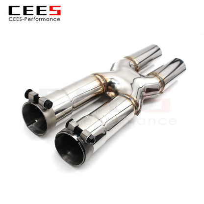 CEES Middle Section Pipe for Ferrari F12/GTC4/FF/812/812GTS X Tube Stainless Steel Exhaust Pipe Channeling Pipe  Exhaust System