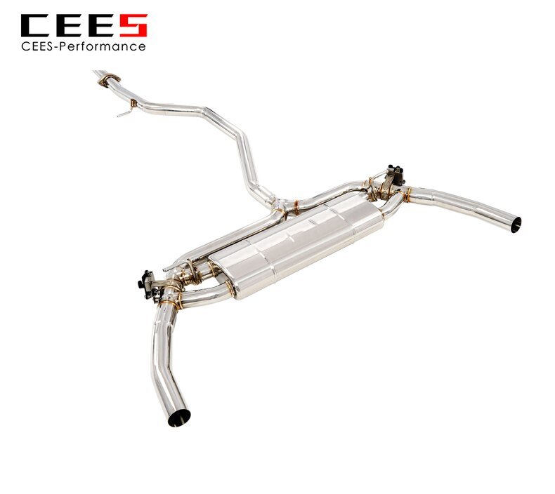 CEES Catback exhaust For Mercedes-Benz CLA250 2.0T 2014-2021 Exhaust valve control Exhaust System ponteira escapamento carro