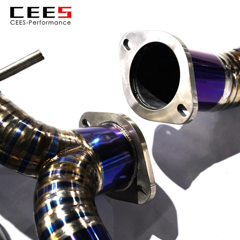 Catback Exhaust For Nissan GT-R V6 3.8 2008+ Automobile Exhaust System Titanium alloy Pipe High Performance