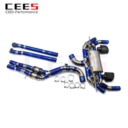 CEES Catback Exhaust for Audi RS3 2.5T 2017-2023 Tuning Performance Titanium Escape Exhaust Valve Control Exhaust System