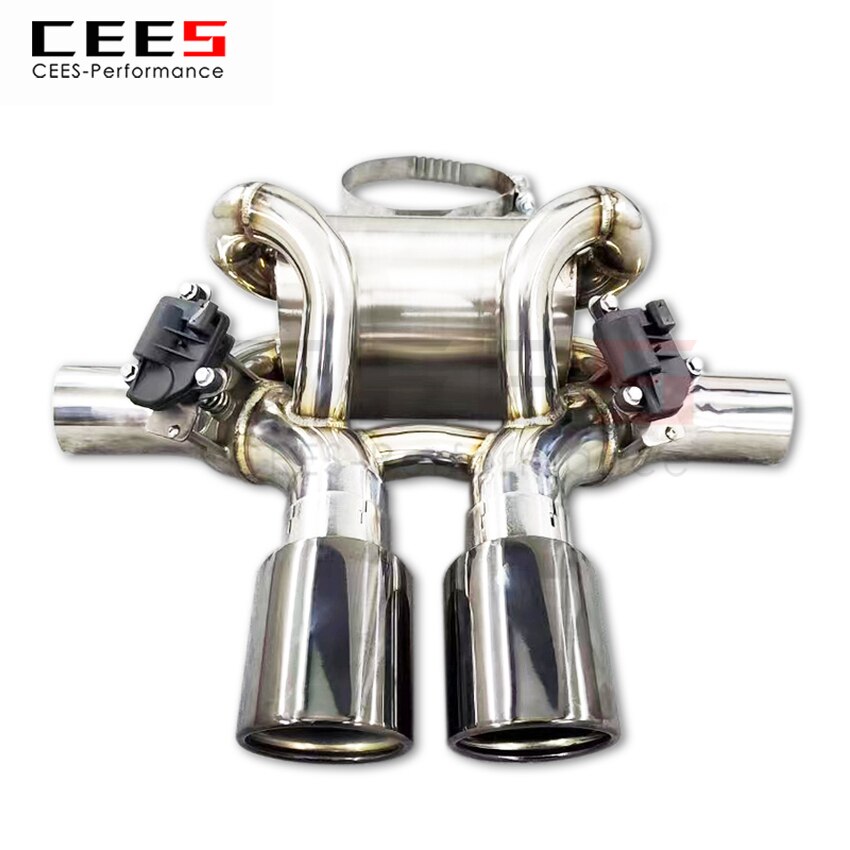 Exhaust System For Porsche 911 992 3.0T 2019-2023 Stainless Steel Catback Valve Muffler Auto Modification Terminale Scarico Auto