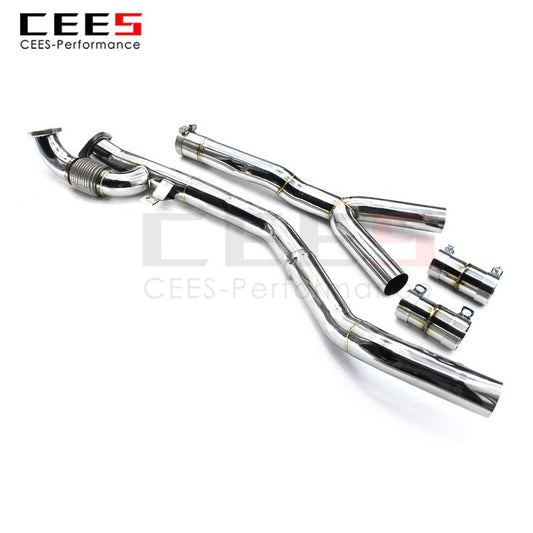 CEES Exhaust System For BMW M3 M4 G82 G80 G83 G8X 2020-2025 Mid Pipe Stainless Steel Valve Muffler Catback Escape Tubo Escape Coche