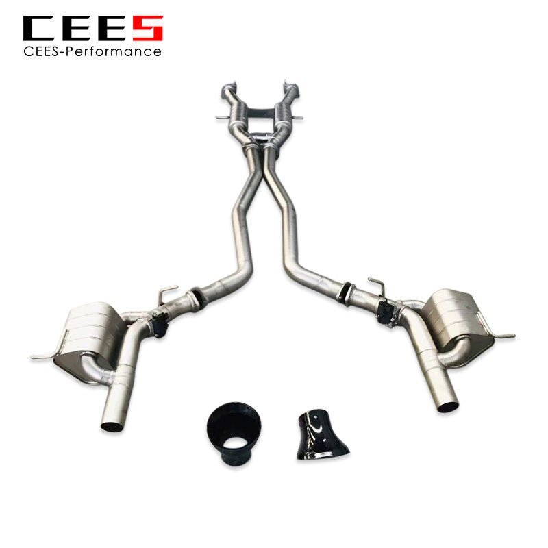 CEES Catback Exhaust for JEEP Grand Cherokee SRT 2008- Stainless Steel Valve Exhaust Pipe Muffler Escape Car Exhaust System