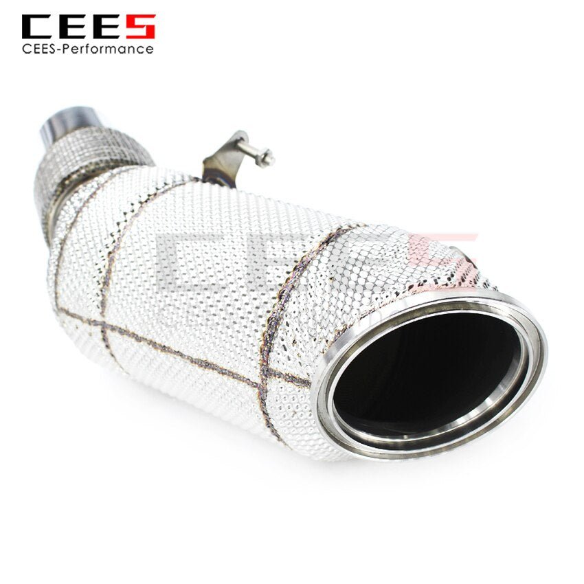 CEES Exhaust System For BMW X1 Headers With/Without Catalyst Test Pipe Converter High Flow Catted Exhaust Downpipe