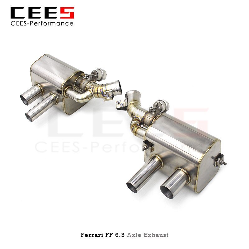 CEES Exhaust for Ferrari FF 6.3 2011- 2016 Tuning Performance Titanium Catback Exhaust Pipe Exhaust System Echappement Voiture