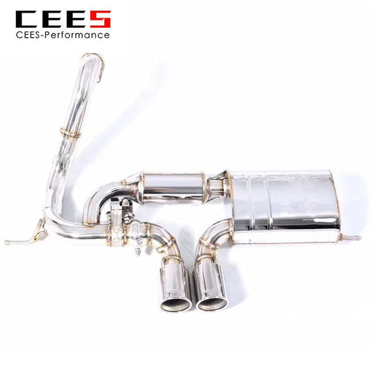 CEES Catback Exhaust for LOTUS Evora 3.5L 2010-2016 Exhaust Pipe Stainless Steel Downpipe Automobile Valve Exhaust System