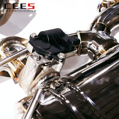 CEES Catback Exhaust For Infiniti FX35 3.7 2010-2013 Stainless Steel Pipes High Performance Car valve Exhaust System Refit