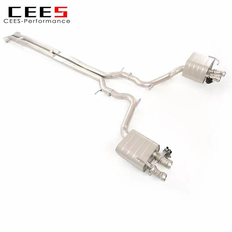 CEES Catback Exhaust for BENTLEY Flying Spur 4.0t 2015- High Performance Stainless Steel Exhaust Valve Control Exhaust Downpipe