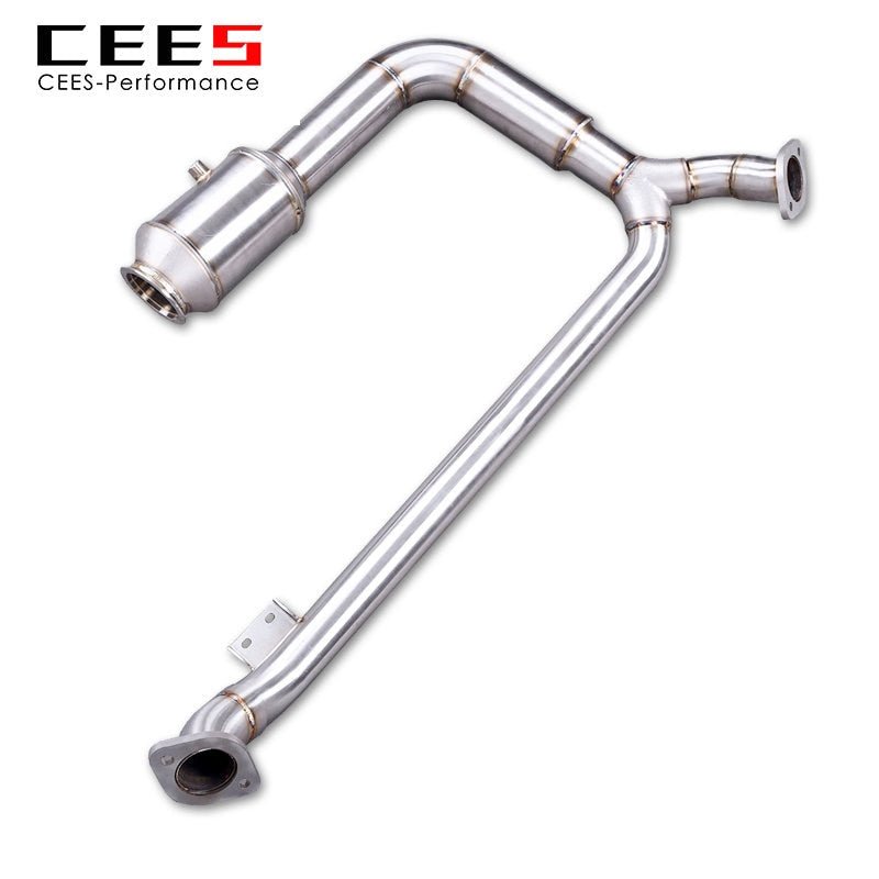 CEES Downpipe For PORSCHE Boxster 718 2.5 GTS 2017- High Performance Catless Downpipe nocat Stainless Steel Exhaust Manifold