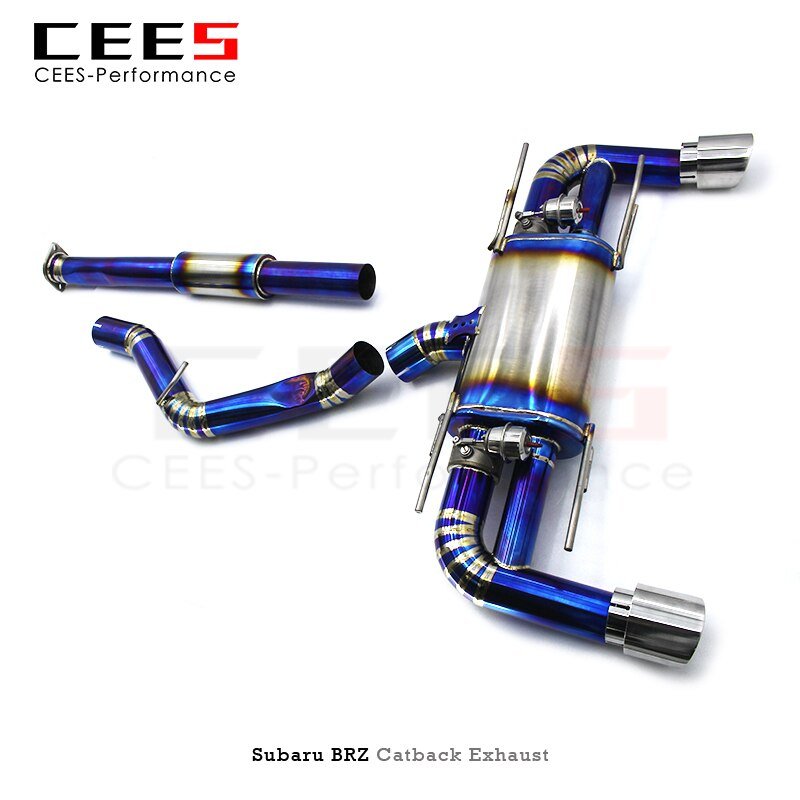 CEES Catback Exhaust for Toyota 86/GT86/FT-86 2012-2021 Titanium Exhaust Valve Control Tuning Performance Muffler Exhaust System