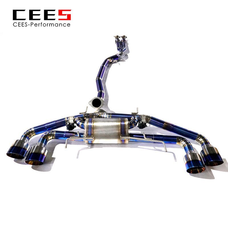 Catback Exhaust For Nissan GT-R V6 3.8 2008+ Automobile Exhaust System Titanium alloy Pipe High Performance