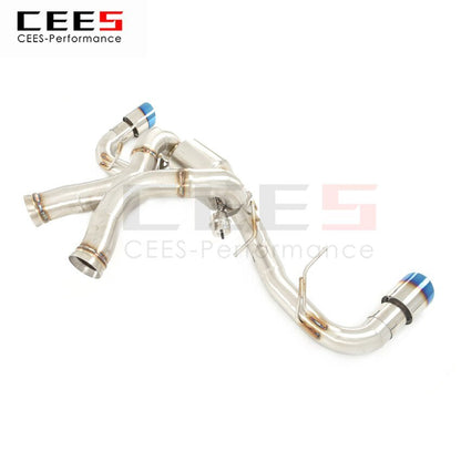 CEES Exhaust System For Mclaren 570S Stainless Steel Catback Valve Muffler Auto Modification Terminale Scarico Auto