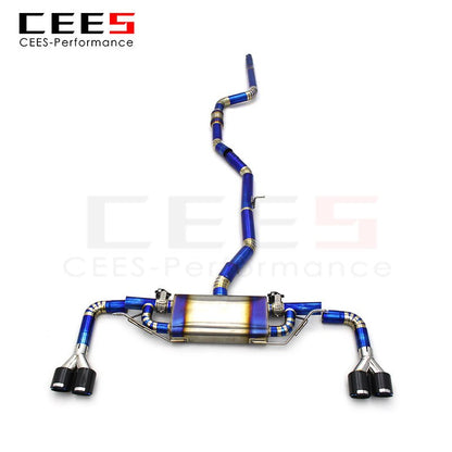 CEES Performance Exhaust Pipe Muffler for BMW X3 2.0T 2011-2017 Tuning Racing Car Titanium Alloy Catback Exhaust System