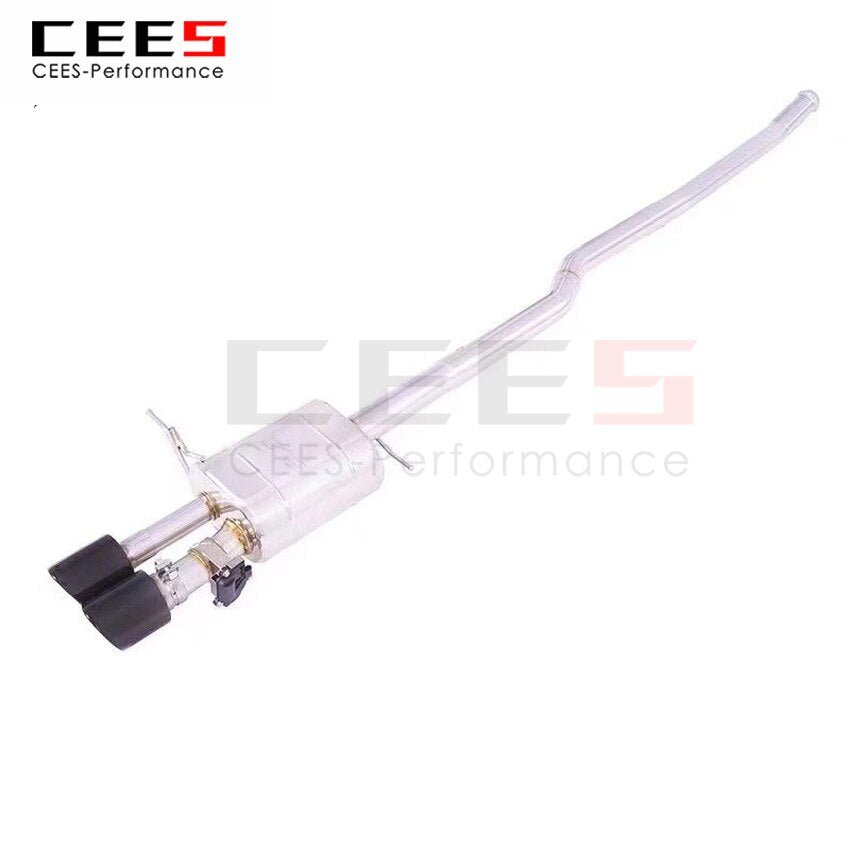 CEES Exhaust System For MINI F55 F56 F57 JCW Stainless Steel Valve Muffler Catback Escape Tubo Escape Coche Car Accessories