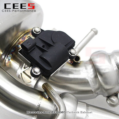 CEES Catback Exhaust for Mercedes-Benz E63 AMG 2007-2015 Escape Stainless Steel Exhaust Pipe Muffler Performance Exhaust System