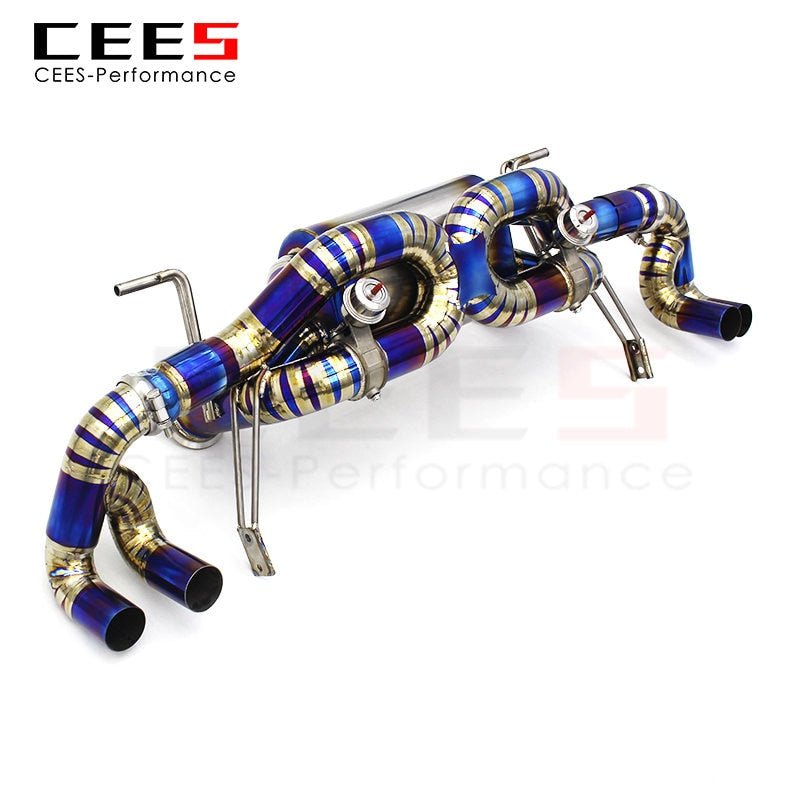 CEES Catback Exhaust for Lamborghini Gallardo 5.2 LP550L/P560/LP570 2008-2016 Titanium Exhaust Pipe Muffler Exhaust System